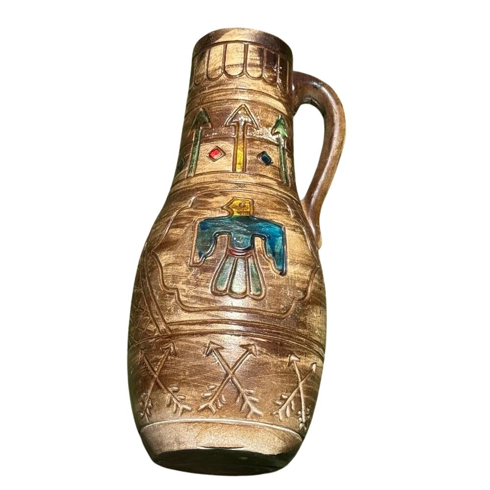 Vintage Mid-Century Southwestern Style Vase, circa 1950s–1970s